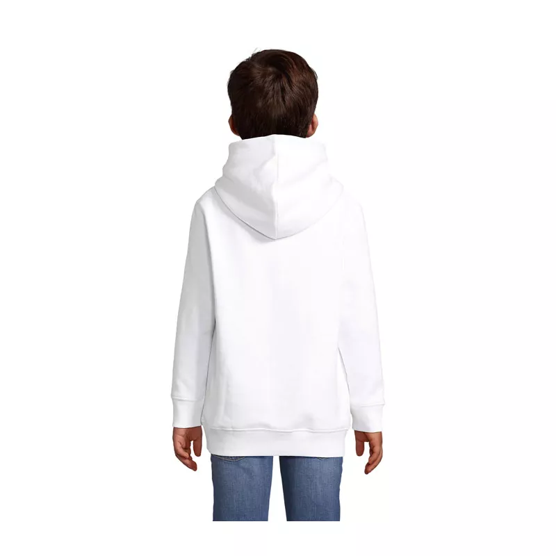 Bluza dziecięca z kapturem Sol's CONDOR KIDS - Bialy (S04238-WH)