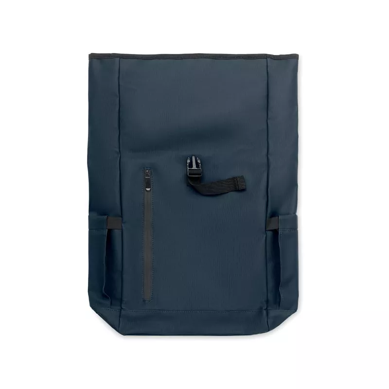 Plecak rolltop na laptop RPET 600D BANGKOK ROLL - Niebieski (MO2643-04)