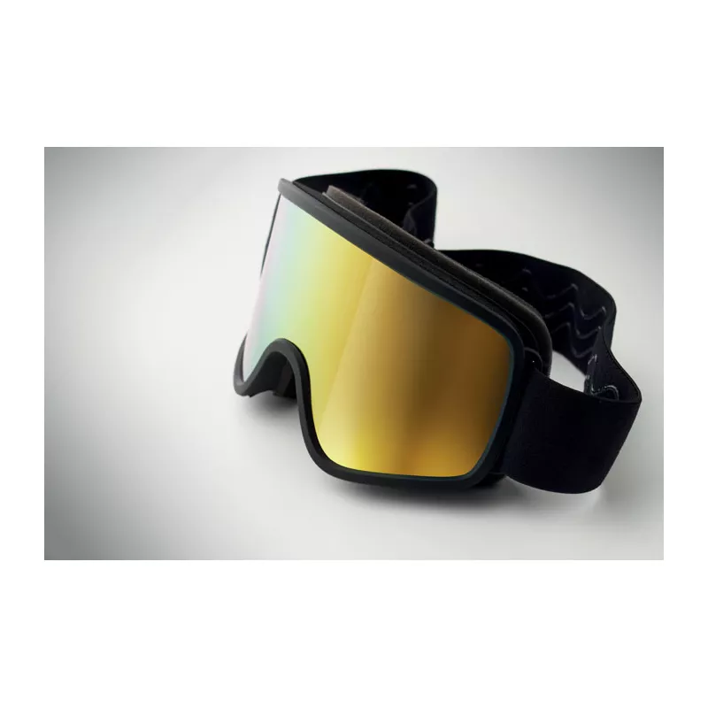 Gogle narciarskie UV400 lustrzane NISEKO - Pomaranczowy (MO3194-10)