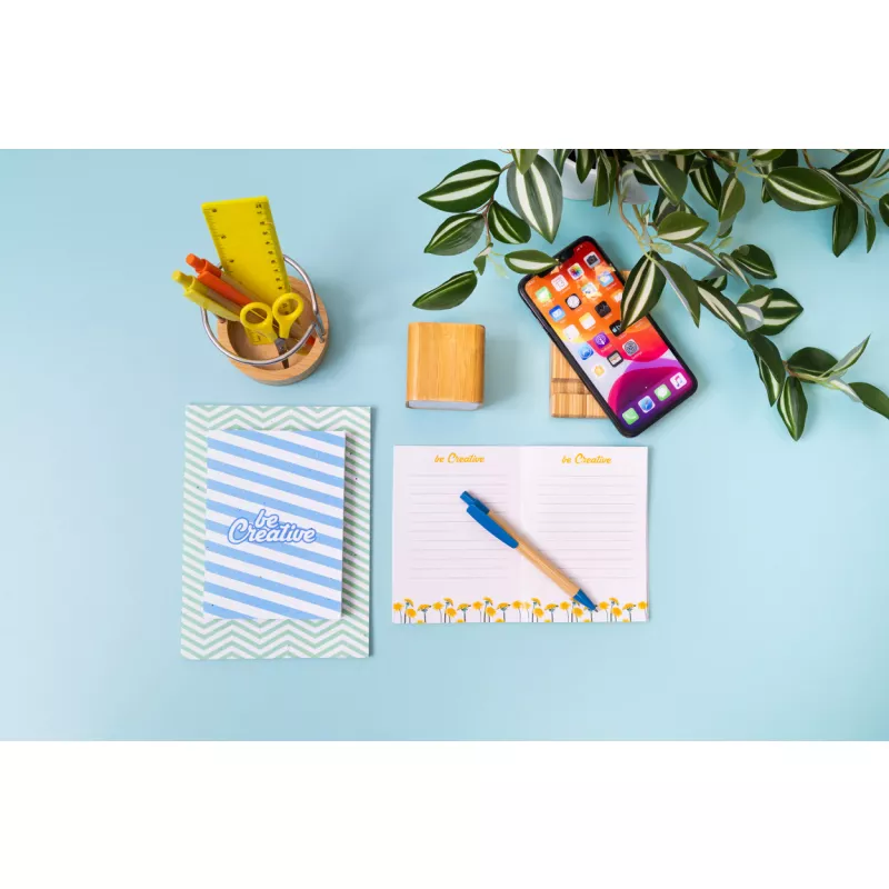 CreaNote Plus A5 Seed niestandardowy notatnik z papieru nasiennego - biały (AP716882)