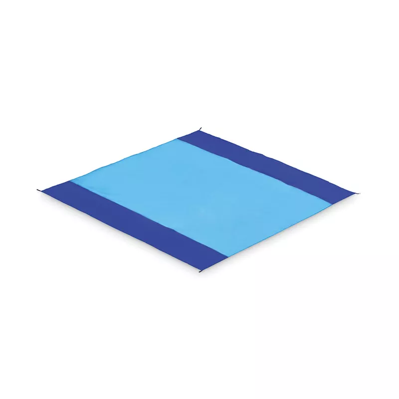 Mata plażowa duża z poliestru 200x210 cm NOSAND - Turkusowy (MO2882-12)
