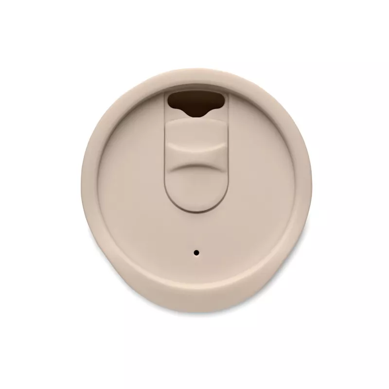 Kubek dwuścienny z PP 300 ml GO - Bezowy (MO2444-13)