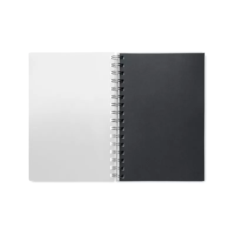 Notes A5 w okładce RPET 80 kartek w linię ANOTATE - Czarny (MO6532-03)