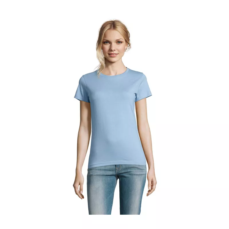 Koszulka damska 190 g/m² Sol's IMPERIAL WOMEN - Blekitny (S11502-SK)