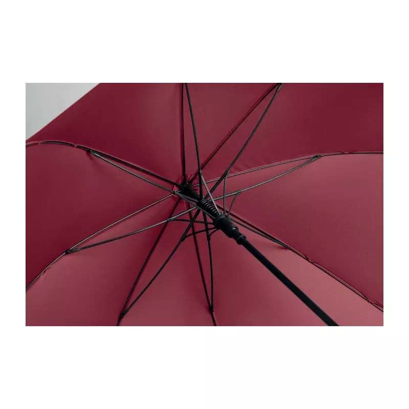 Parasol automatyczny 27" z drewnianą rączką RAYNA - Burgund (MO3220-02)