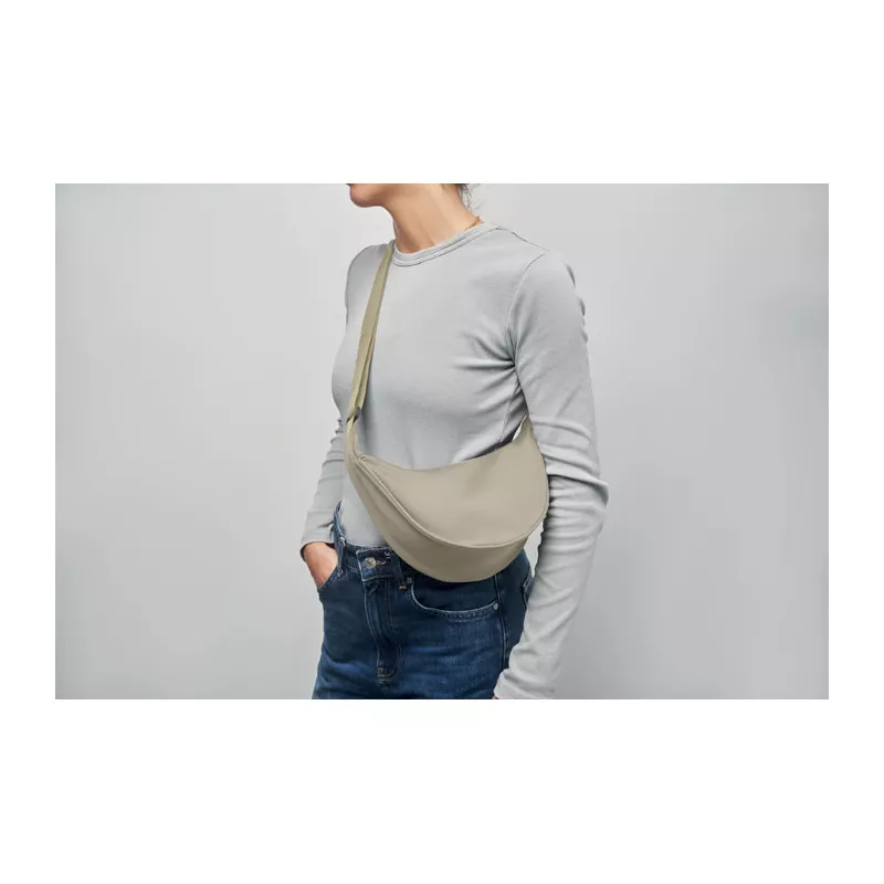 Torba crossbody z oxford 400D KOROVIN CROSS - Zgaszona Biel (MO2685-43)