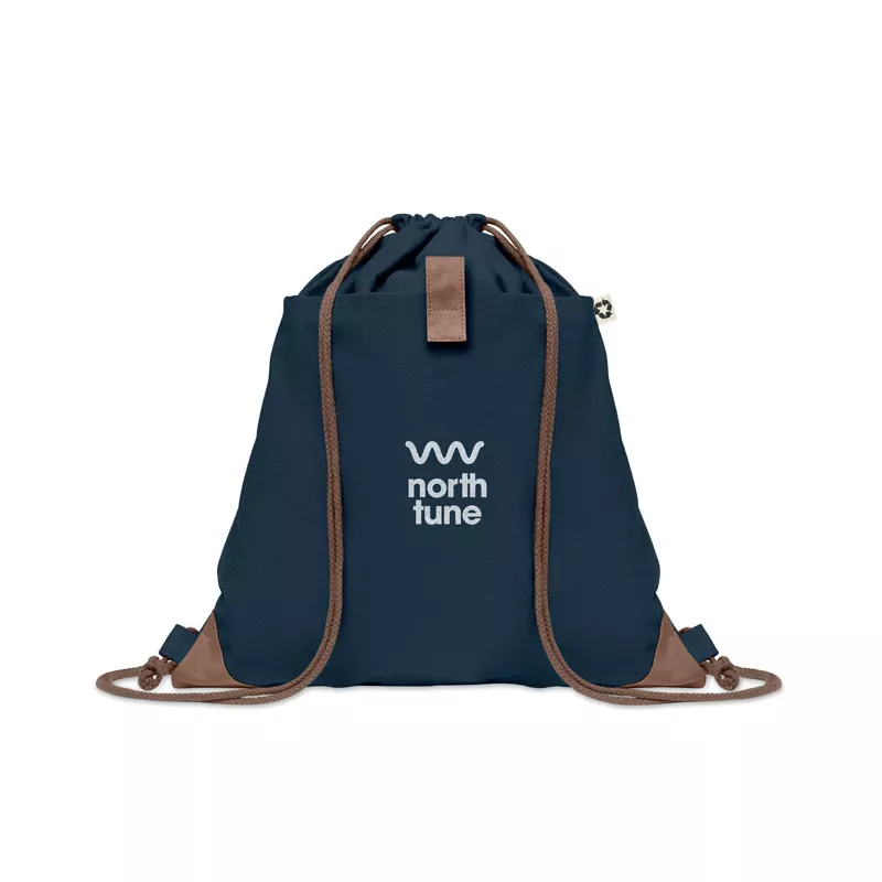 Worek z bawełny z recyklingu 220 g/m² PANDA BAG - Francuski Granat (MO6550-85)