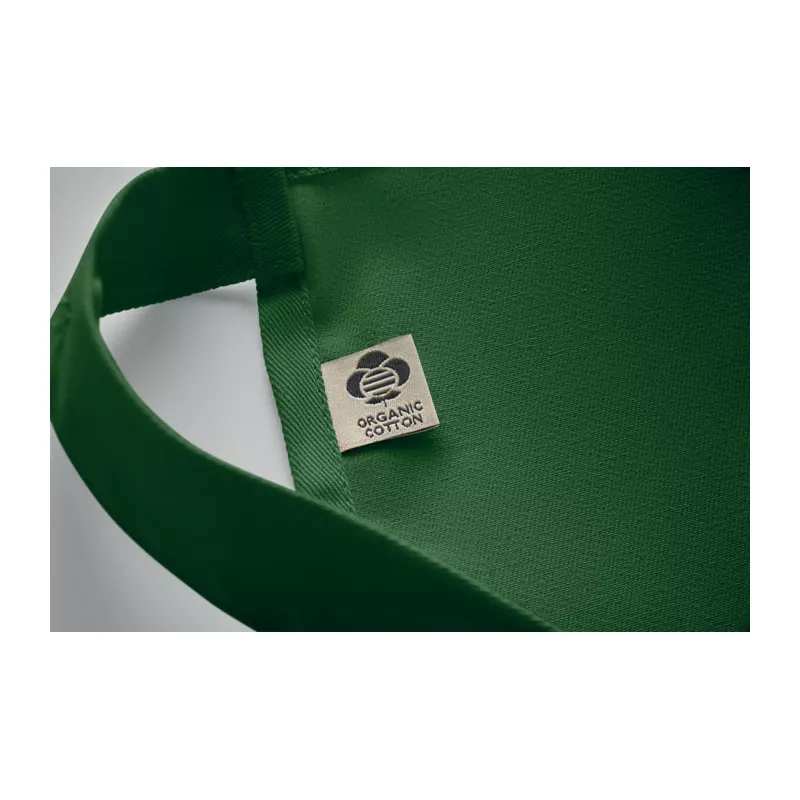 Fartuch z bawełny organicznej 240 g/m² GAMMA - Ciemnozielony (MO2249-60)