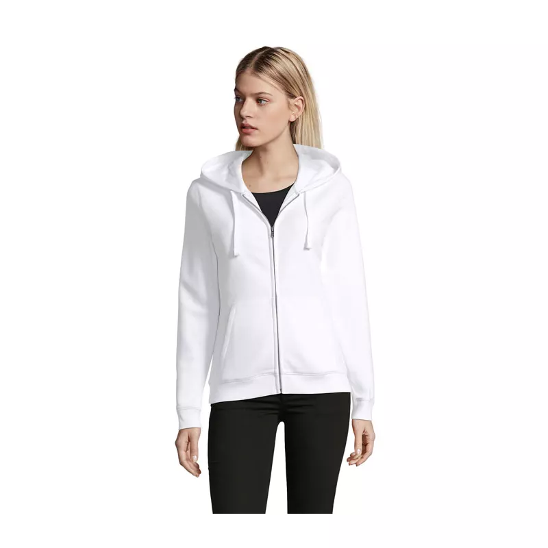 Bluza damska rozpinana 280 g/m² Sol's SPIKE WOMEN - Bialy (S03106-WH)