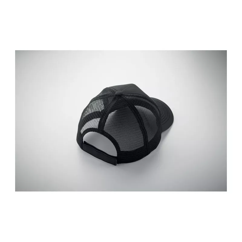 Czapka z daszkiem trucker bawełniana 250 g/m² BLIST - Czarny (MO2986-03)