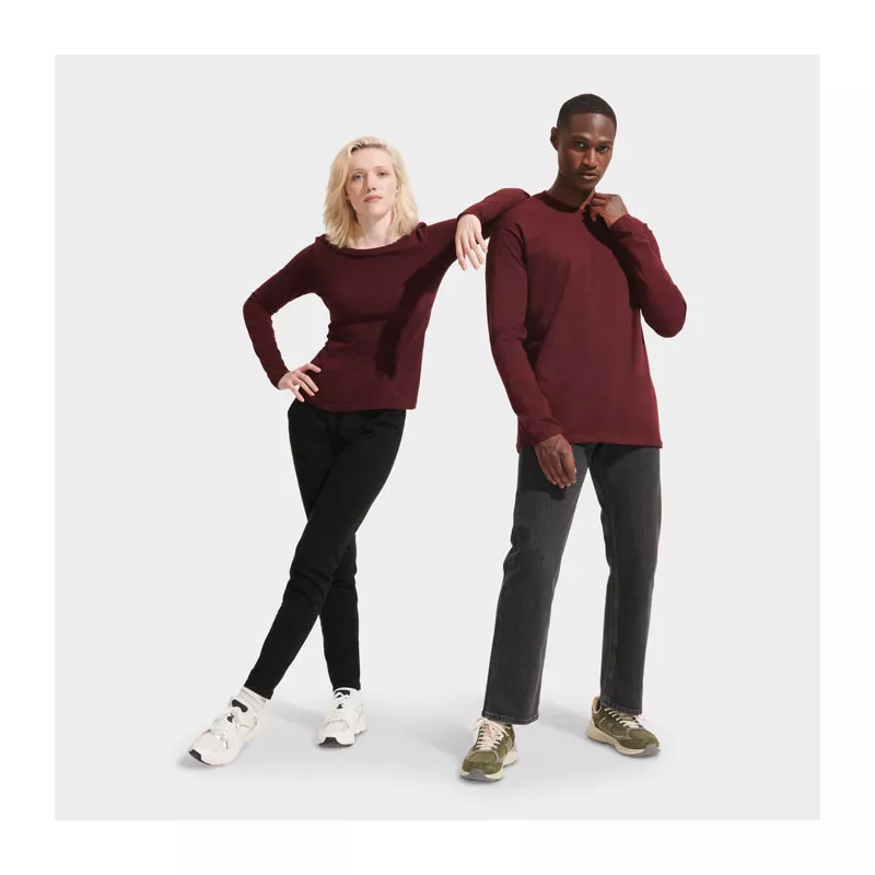 Koszulka męska z długim rękawem 150 g/m² Sol's MONARCH - Oxblood (S11420-OX)