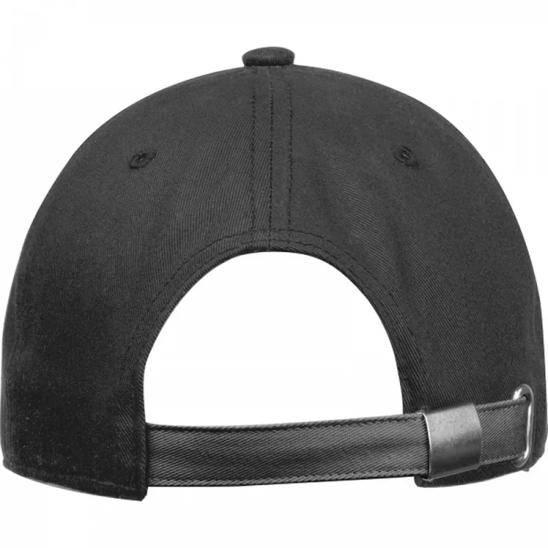 Czapka z daszkiem bawełniana 5 paneli 290 g/m2 AXEL - czarny (5391803)
