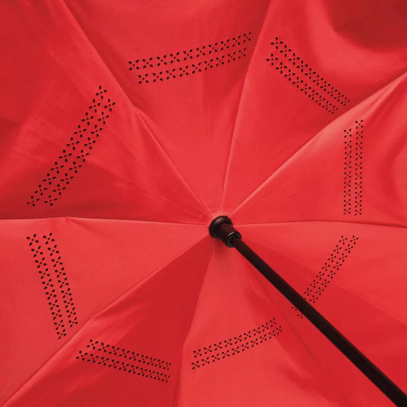 Parasol FLIPPED - czarny, czerwony (56-0103371)