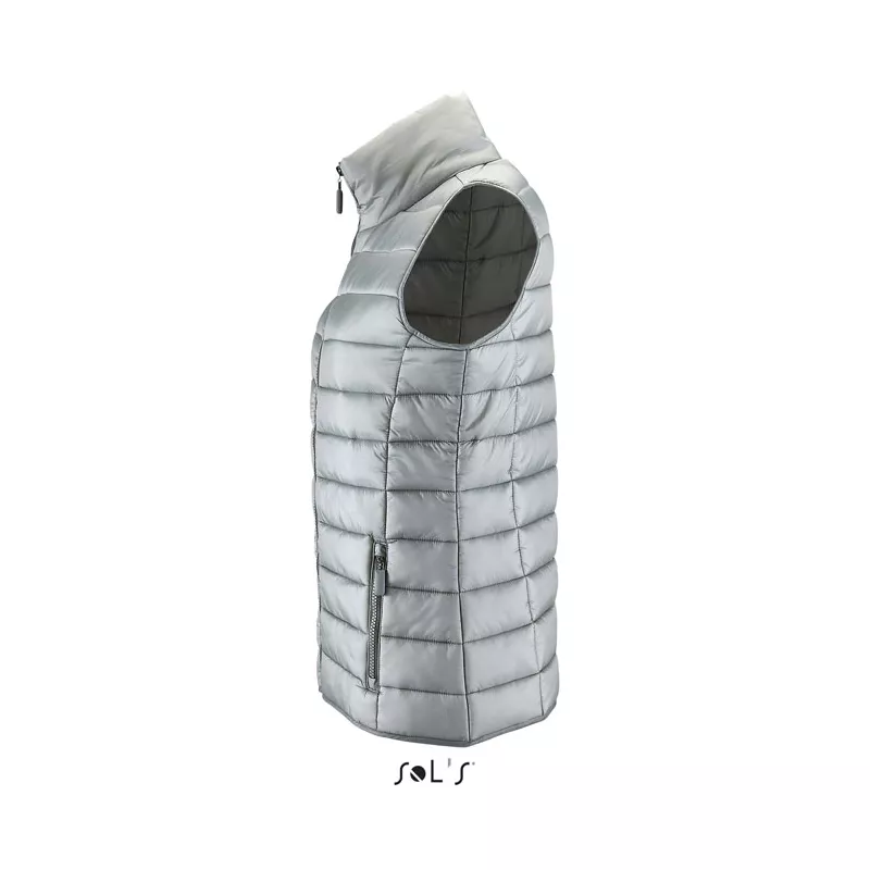 Kamizelka pikowana damska Sol's WAVE WOMEN - Metal Grey (S01437-MG)