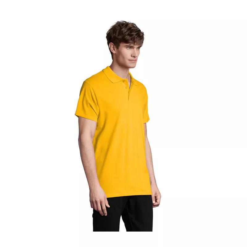 Koszulka polo męska piqué 210 g/m² Sol's SPRING II - Dorado (S11362-GO)