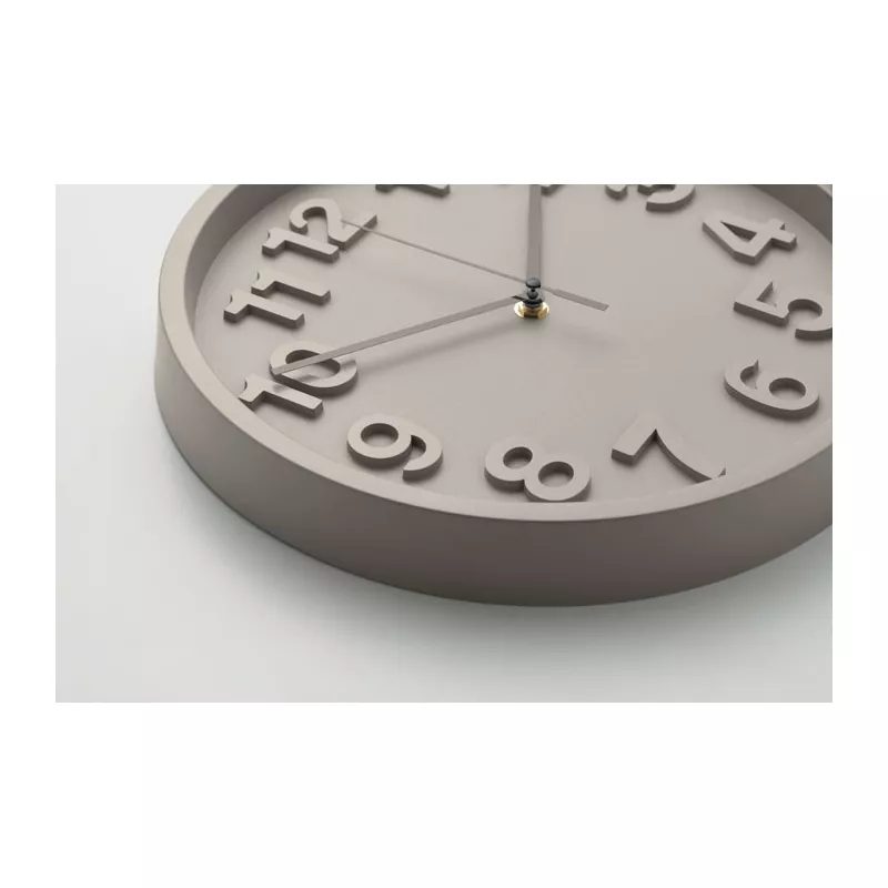 Zegar ścienny z cichym mechanizmem 30 cm MURO - Szary (MO2851-07)