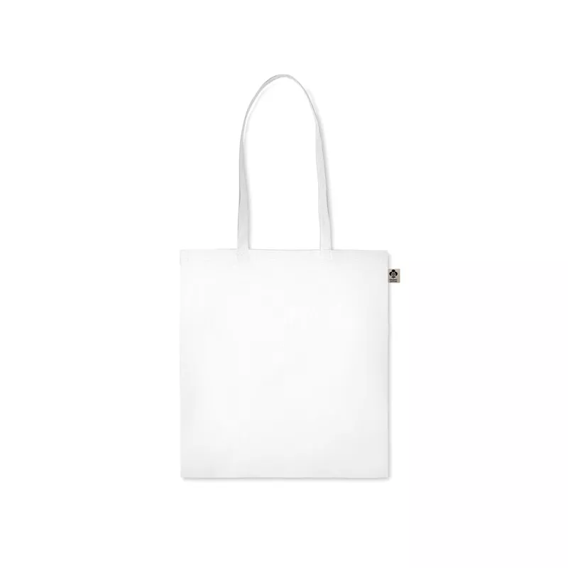 Torba z bawełny organicznej 140 g/m² ZIMDE COLOUR - Bialy (MO6189-06)