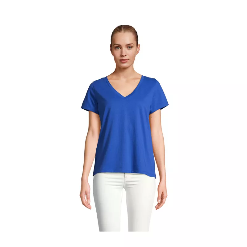Koszulka damska V-neck Sol's REGENT V WOMEN - Niebieski (S04766-RB)