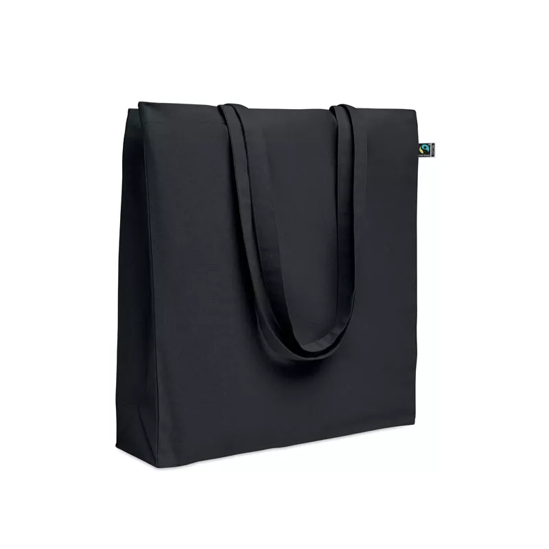 Torba Fairtrade z klinem 180 g/m² OSOLE++ COLOUR - Czarny (MO2590-03)