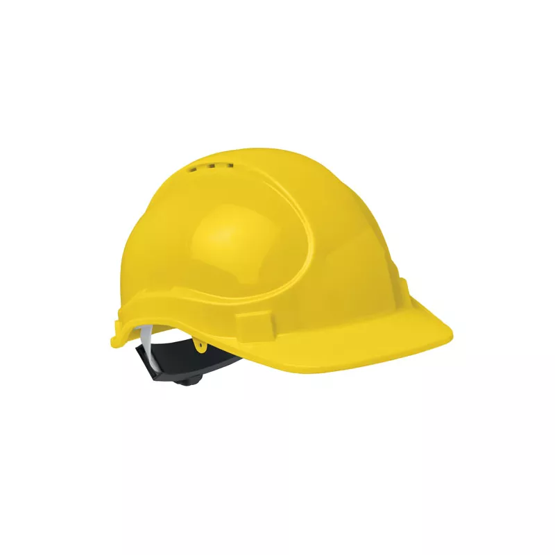 Kask ochronny z ABS EN397 HELM - Zólty (MO2456-08)