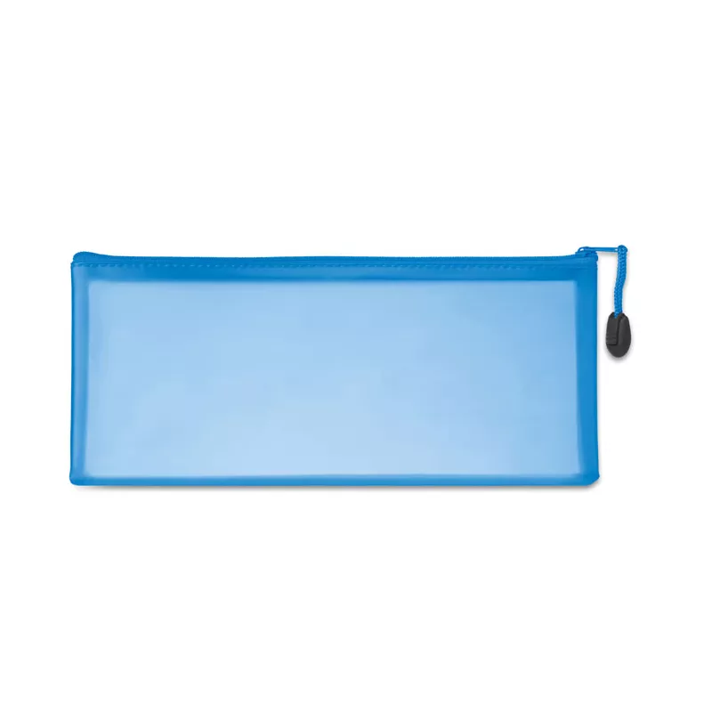 Piórnik duży z PVC GRAN - Niebieski (MO8993-04)