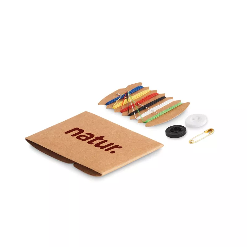 Zestaw do szycia podróżny w pudełku COMPACT - Bezowy (MO6489-13)