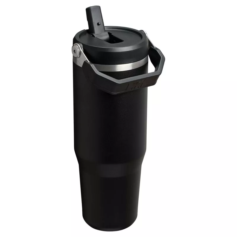 Stanley IceFlow™ 2.0 termoizolowany kubek ze stali nierdzewnej, pojemność 890 ml, z odchylaną słomką - Czarny (10098290)