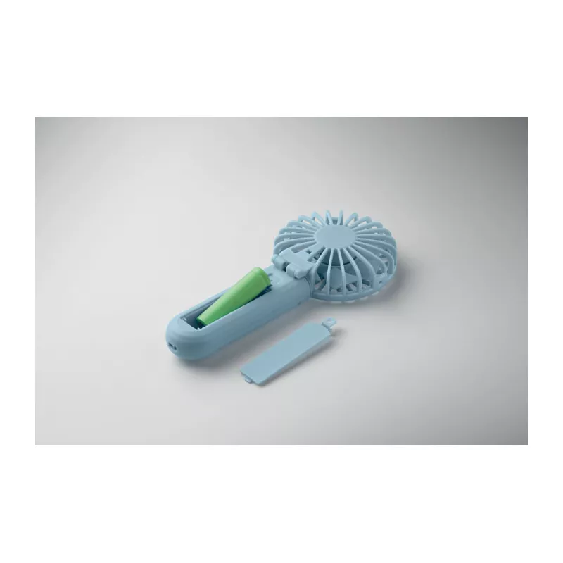 Wentylator ręczny składany z 3 prędkościami IBERA - Baby Blue (MO2779-66)