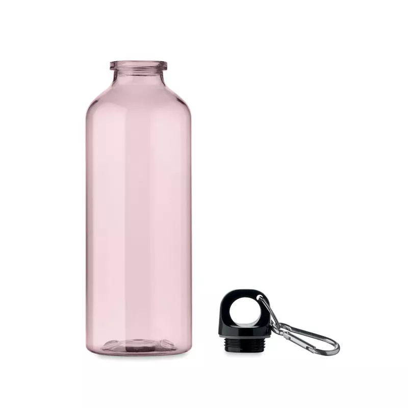 Butelka z RPET z karabińczykiem 500 ml MOSS RE500 - Przezroczysty Rózowy (MO2803-31)
