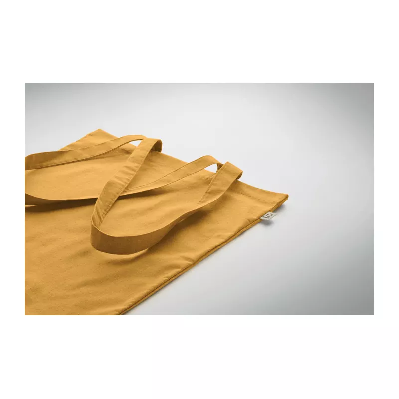 Torba z bawełny z recyklingu 140 g/m² VIVEKA COLOUR - Ochre (MO2302-78)