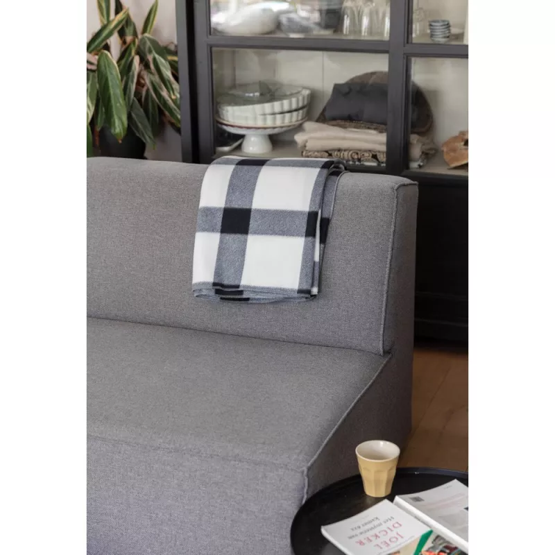 Koc polarowy 127 x 152 cm 180 g/m² - biały (P459.053)