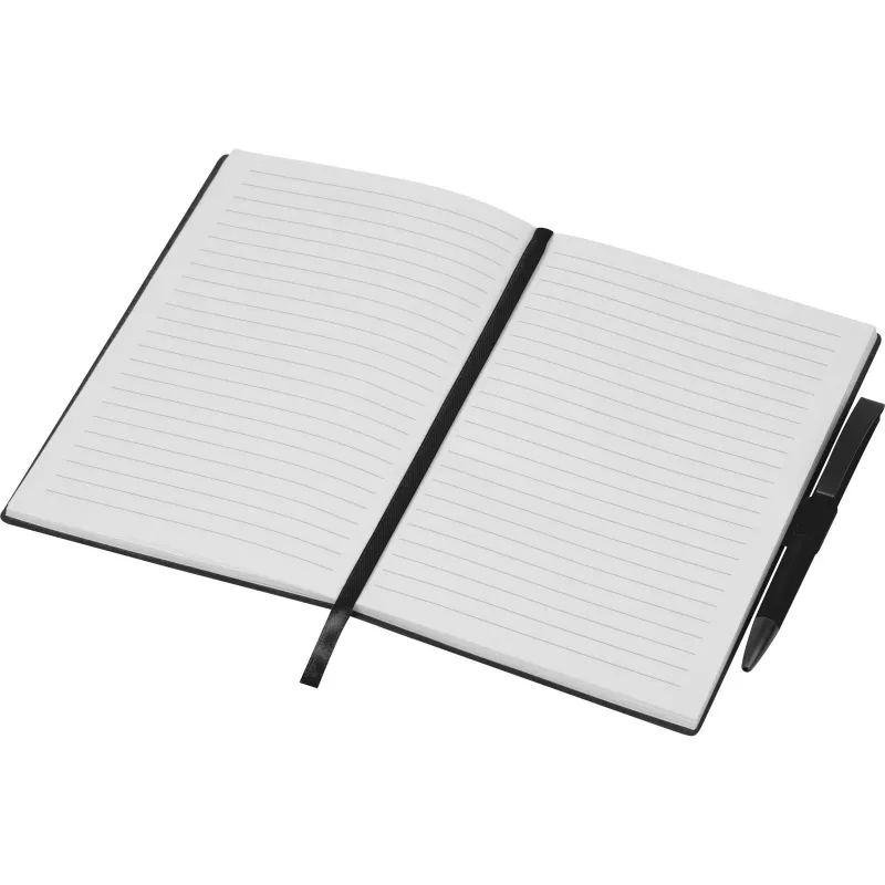 Notes A5 w linie z długopisem MERSIN - czarny (562003)