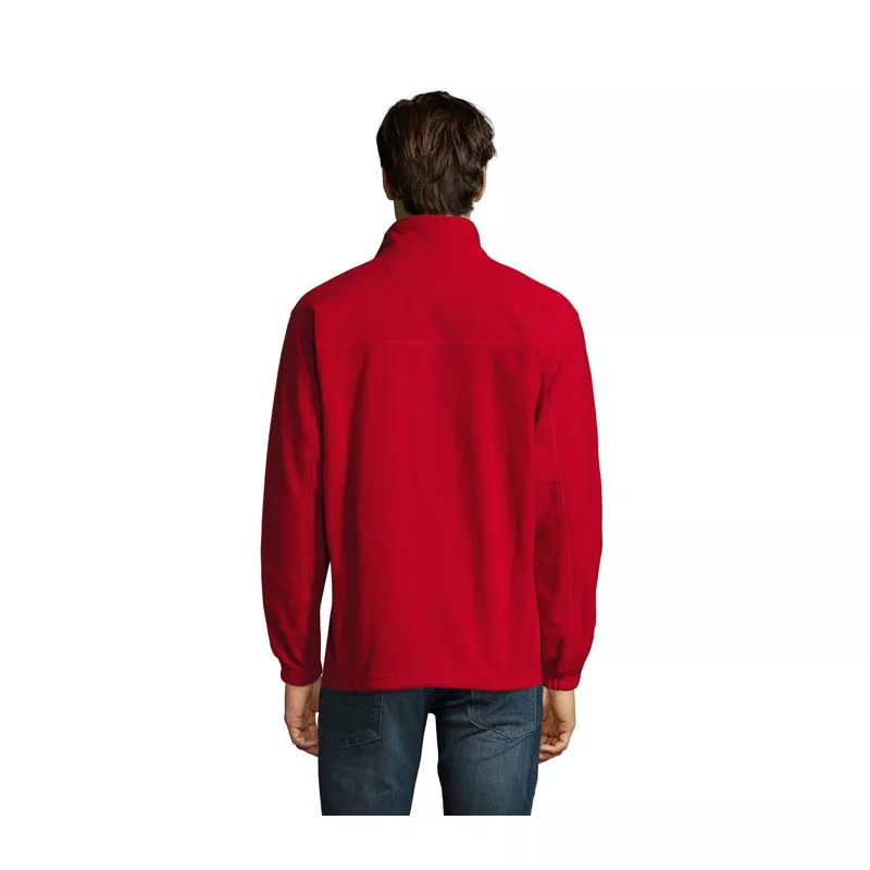 Bluza polarowa męska rozpinana 300 g/m² Sol's NORTH - Czerwony (S55000-RD)