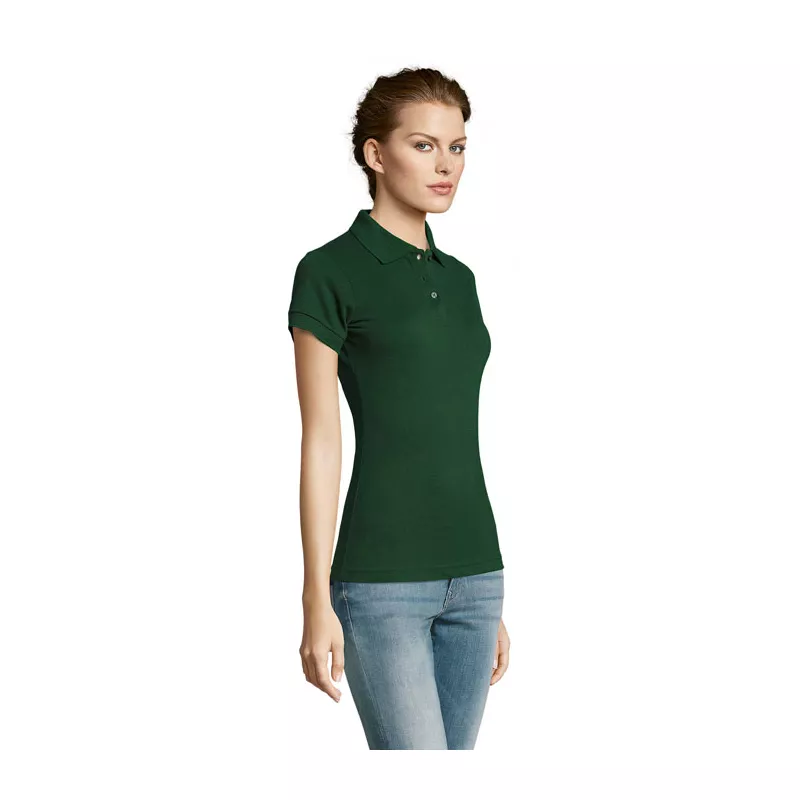 Koszulka polo damska 200 g/m² Sol's PRIME WOMEN - Ciemno-Zielony (S00573-BO)
