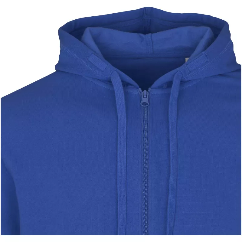 Jasper bluza unisex z kapturem z materiału organicznego pochodzącego z recyklingu z certyfikatem OCS, o gramaturze 280 g/m² - Niebieski (39666-BLUE)