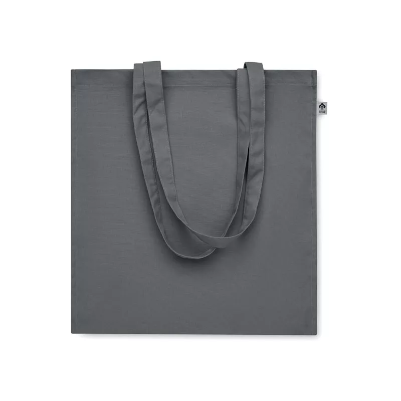 Torba z bawełny organicznej 220 g/m² BENTE COLOUR - Kamienny Szary (MO2197-15)