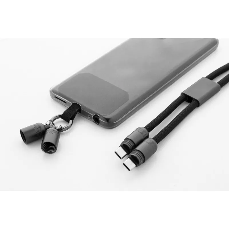 Fastly Kabel ładujący 60 W - smycz RPET - czarny (AP864118-10)