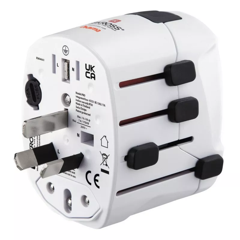 Adapter podróżny Skross for Hama Pro - biały (VH050-02)