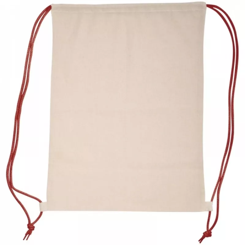 Worek sportowy bawełniany 140 g/m2 LONDONDERRY - czerwony (092005)