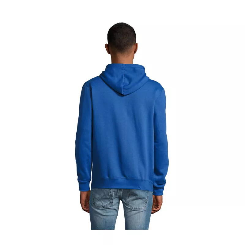 Bluza unisex z kapturem rozpinana 260 g/m² Sol's STONE - Niebieski (S01714-RB)