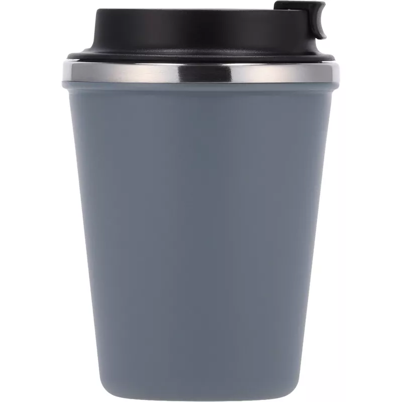 Kubek termiczny 350 ml z powłoką z recyklingu METODY - szary (8496207)