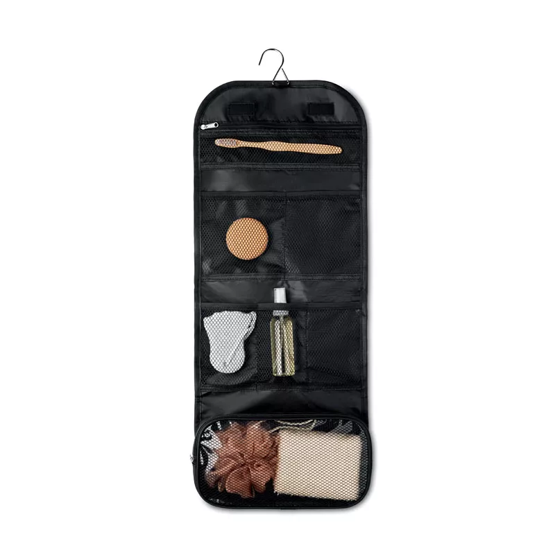 Kosmetyczka podróżna z przegrodami COTE BAG - Czarny (MO9874-03)