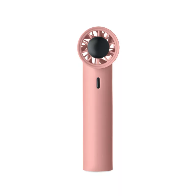 Mini wentylator ręczny z wyświetlaczem 2600 mAh GLACI - Dziecięcy Róż (MO2780-11)