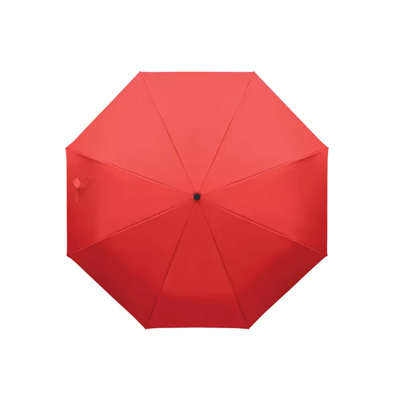 Parasol składany wiatroodporny 21" z RPET UMKRAB - Czerwony (MO2692-05)