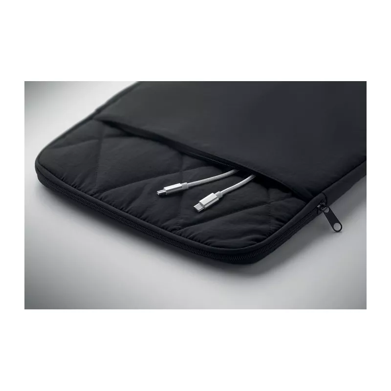 Torba na laptop 15" z nylonu KLYRO - Czarny (MO3182-03)