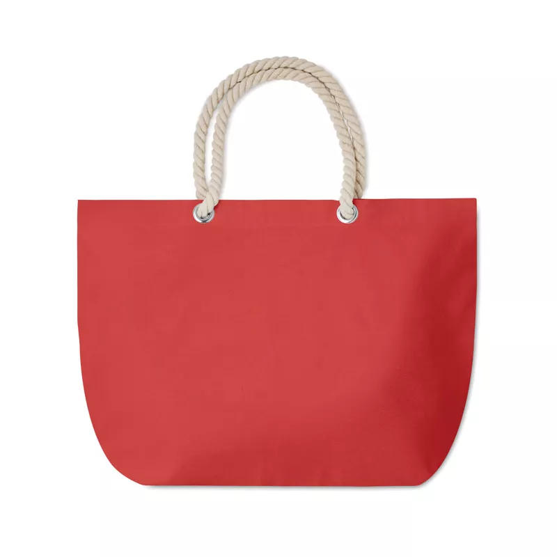 Torba plażowa bawełniana 220 g/m² MENORCA - Czerwony (MO9813-05)