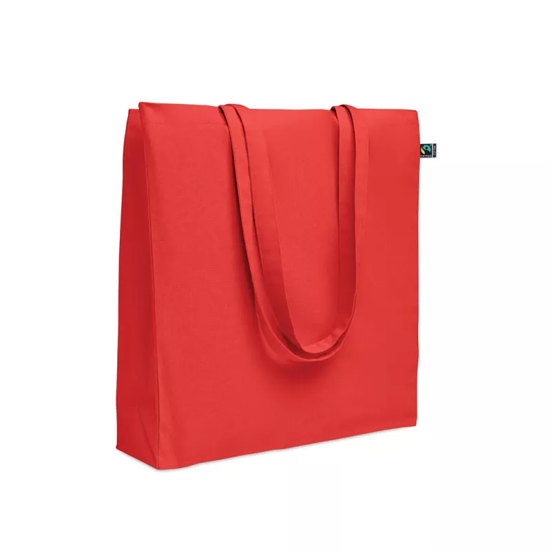 Torba Fairtrade z klinem 180 g/m² OSOLE++ COLOUR - Czerwony (MO2590-05)