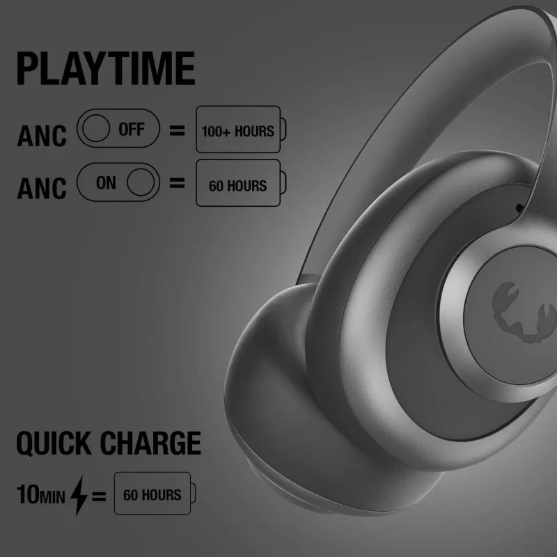 Fresh 'n Rebel Clam Ace 2 Słuchawki Over-Ear ANC - ciemnoszary (LT49744-N0060)