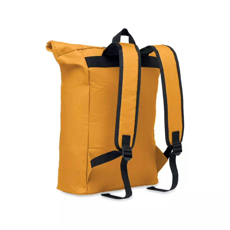 Plecak rolltop na laptop 15" z poliestru 600D IREA - Ochre (MO2170-78)