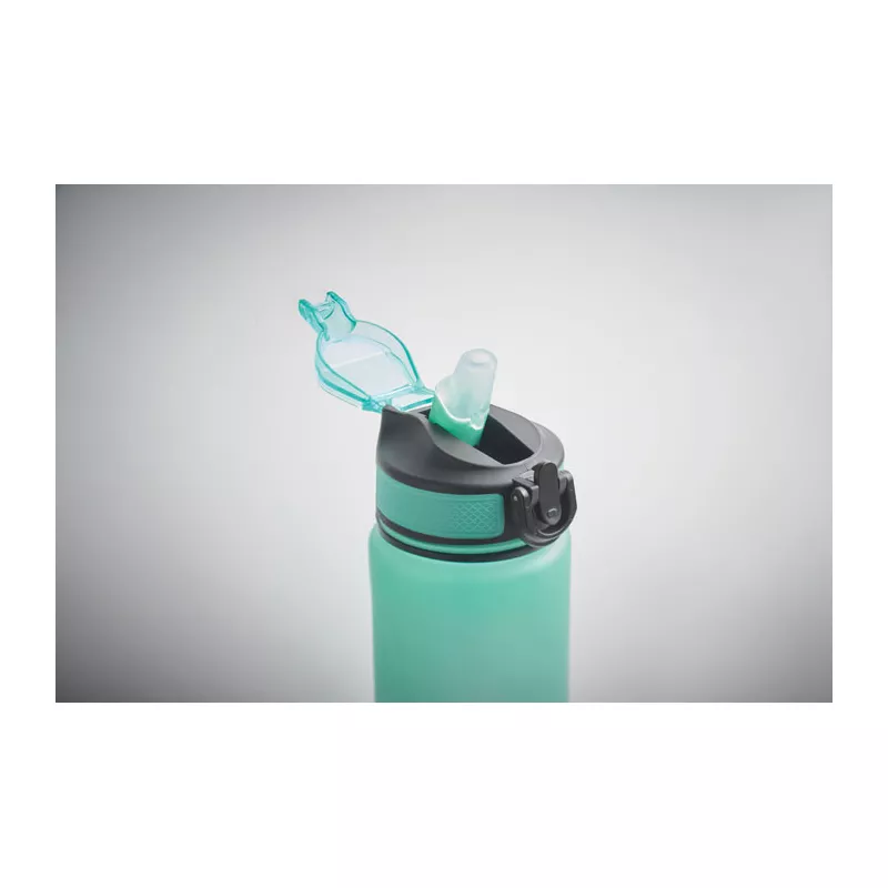 Butelka sportowa RPET 1000 ml ze słomką ACTIVATE - Turkusowy (MO2489-12)